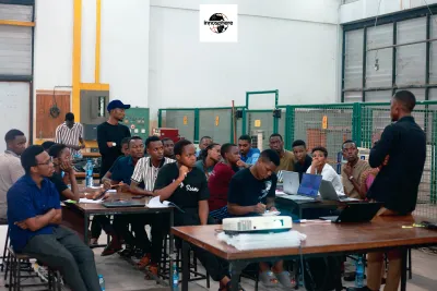 AI project development session